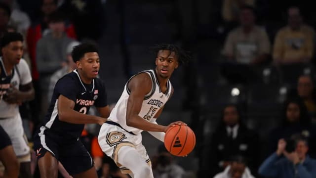 Georgia Tech guard Miles Kelly vs Virginia