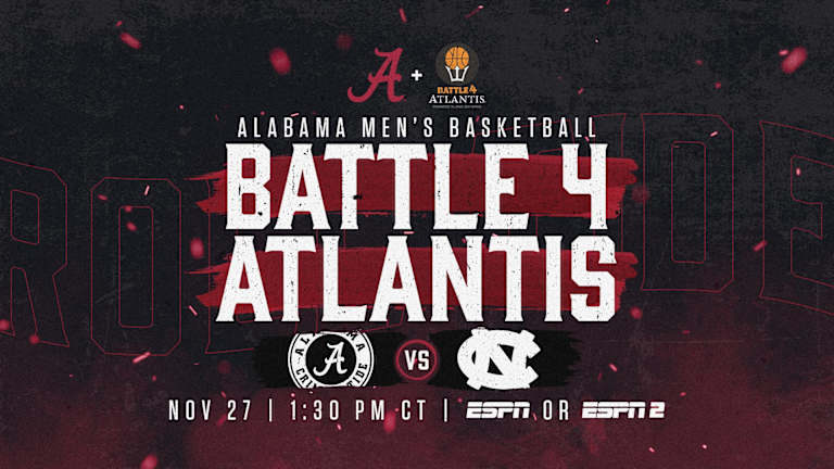 Alabama Basketball-Battle 4 Atlantis-North Carolina Basketball - Sports ...