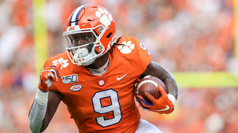 Clemson Running Back Travis Etienne's Record Breaking 2019 Season In ...