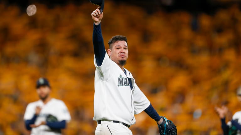 Felix Hernandez Game Used and Autographed Jersey - 9/15/2010 vs