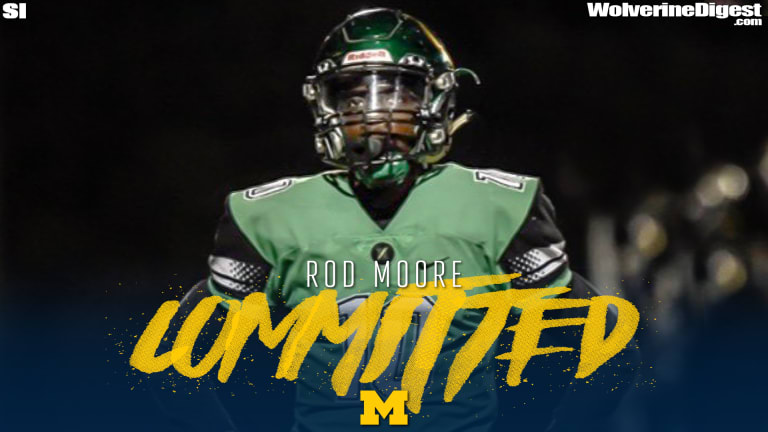 2021 Safety Rod Moore Picks Michigan Feels At Home Sports 9552