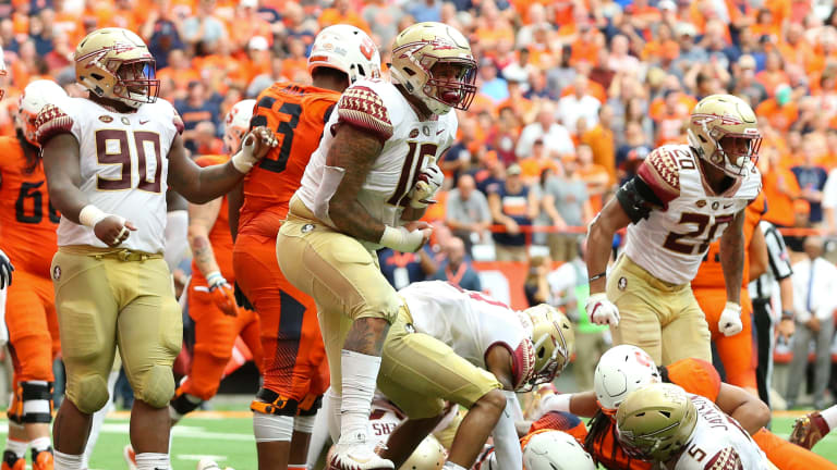 Deion Sanders Punt Return TD For FSU vs. Clemson