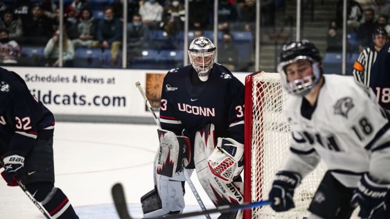 Hockey: Huskies Win Series With UNH