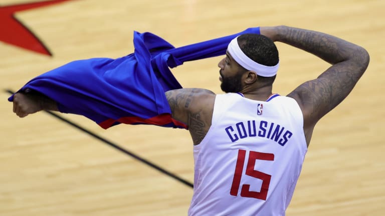 demarcus cousins clippers jersey