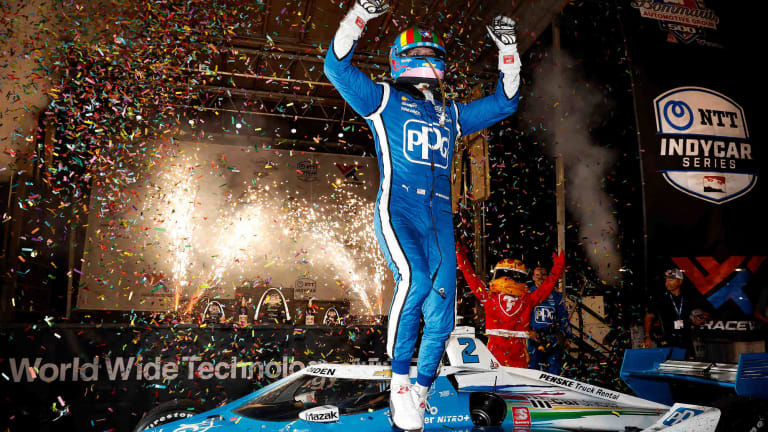 Newgarden wins IndyCar race, but rookie Malukas is the real star as runner-up