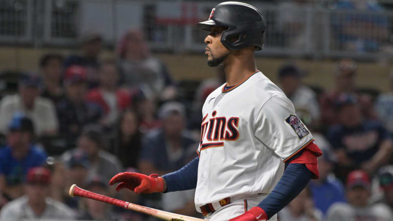 Byron Buxton leaves game early against Rangers