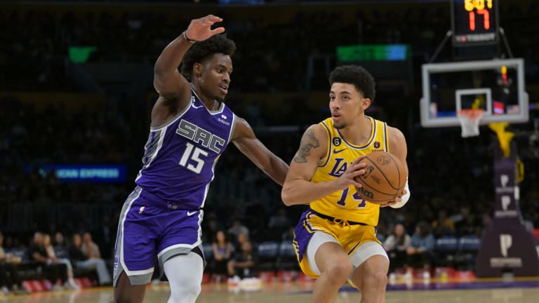 The Lakers' New Two-way Player Discusses Life In The Shadow Of A ...