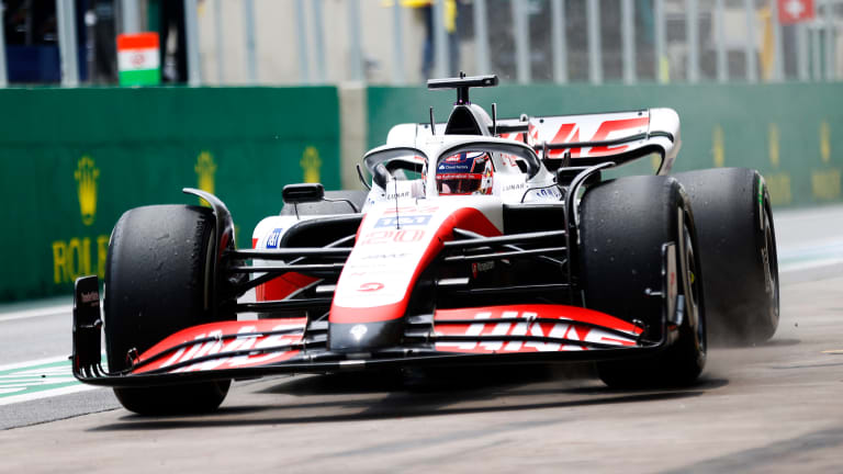 Kevin Magnussen emotional after magic Pole Position for Haas in Brazil