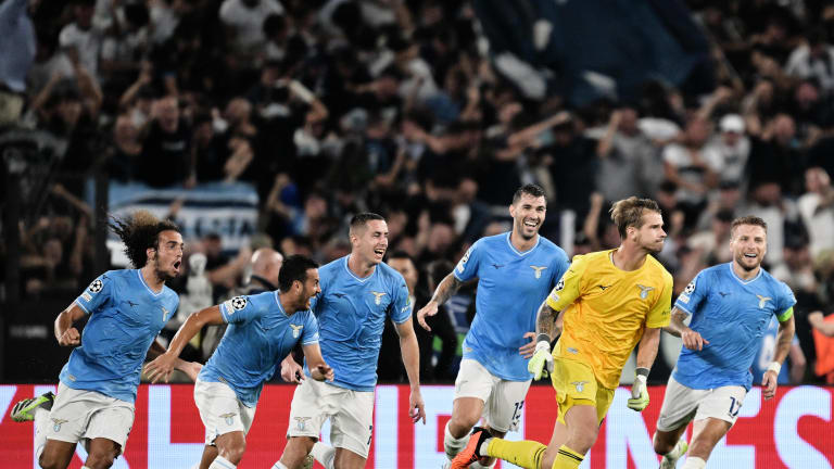 Portero de Lazio hace el gol de su vida en Champions