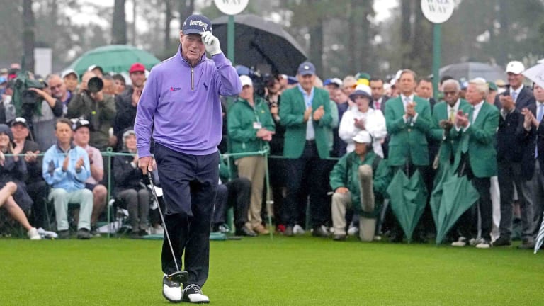 Tom Watson Enjoys the Cap to a Masters Career as Honorary Starter