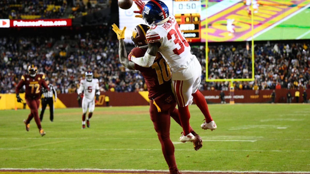 Commanders Screwed By Uncalled Pass Interference on Darnay Holmes