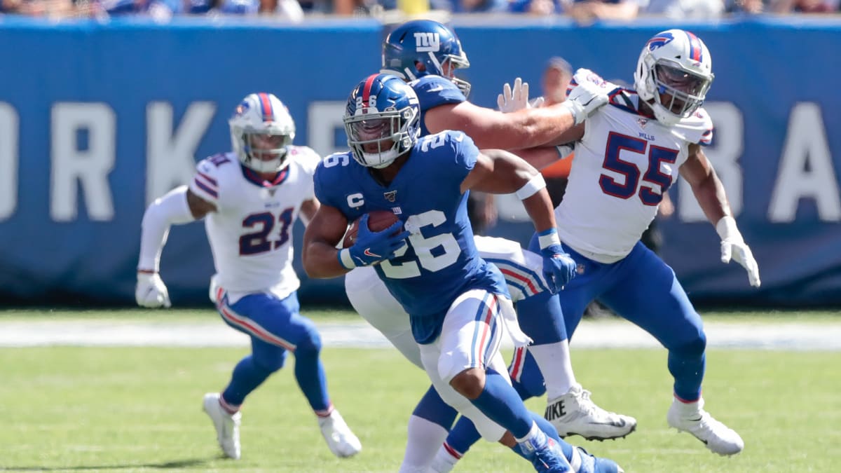 Giants signed a running back to back up Saquon Barkley (if he's not traded)  — and, of course, he's from the Bills 