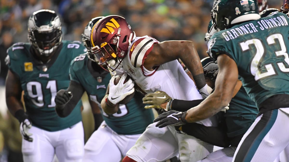 Washington Commanders Fight Hard, But Fall in OT vs. Philadelphia Eagles -  Sports Illustrated Washington Football News, Analysis and More