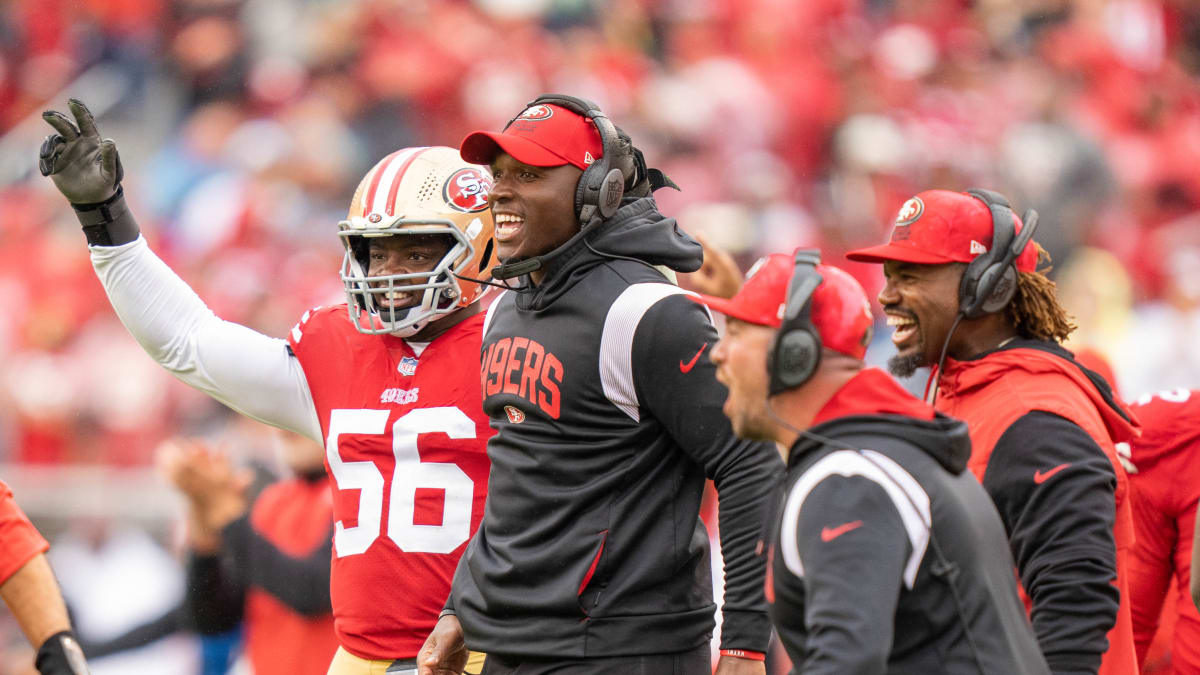 49ers defensive coordinator DeMeco Ryans balances time between playoff game  prep, upcoming interviews with Texans, others