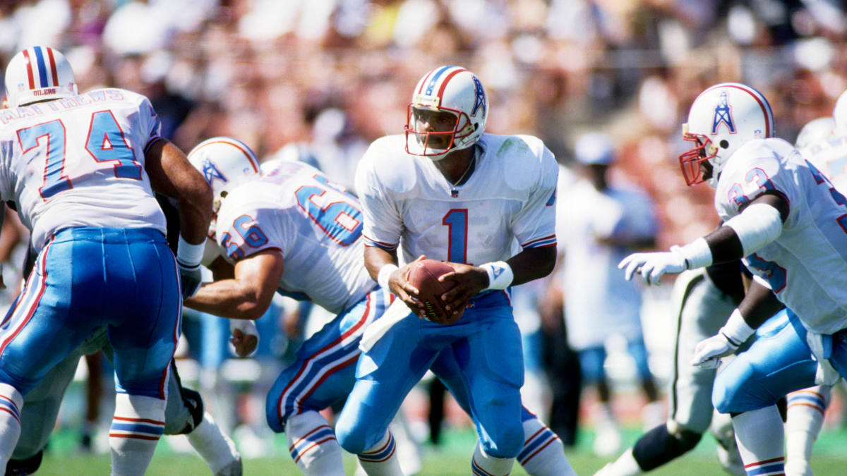 Titans reveal Houston Oilers throwback uniforms