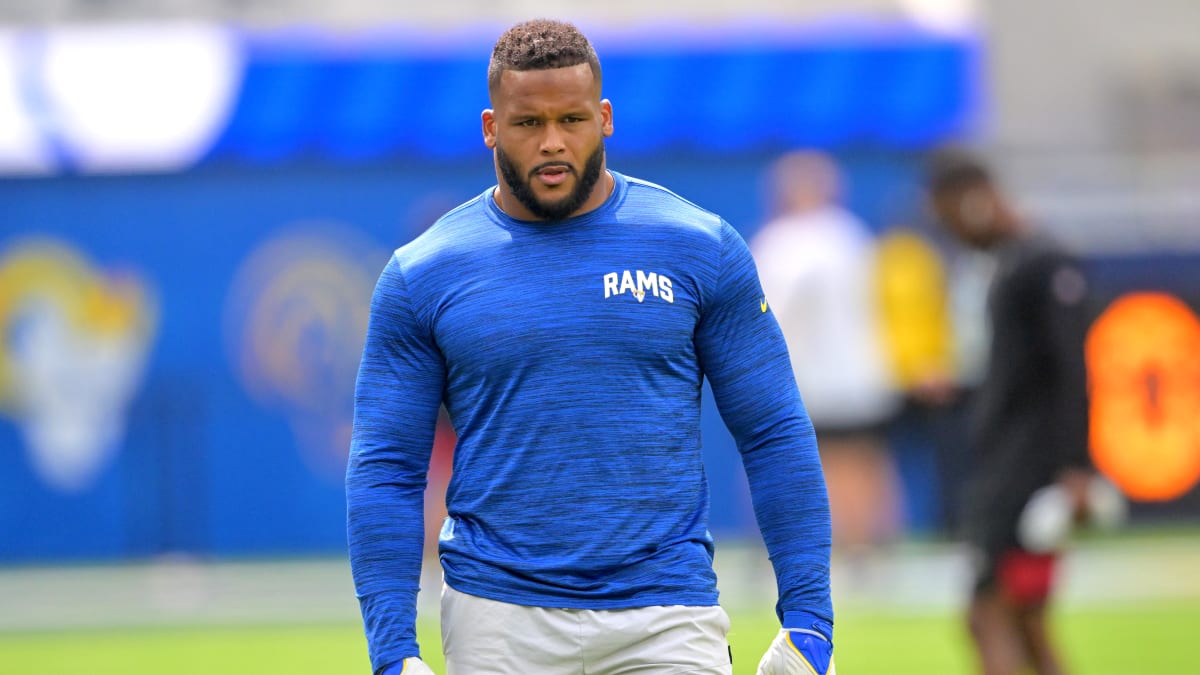 Aaron Donald won't travel to Denver with baby due 'any day'