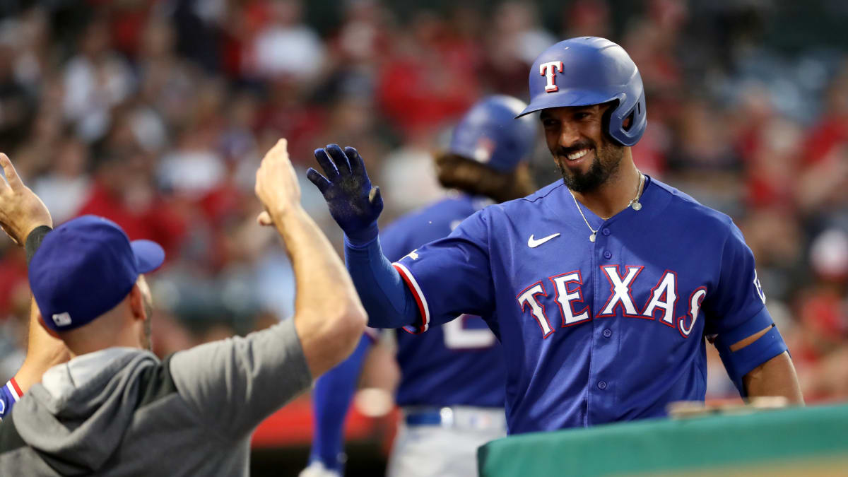 FOX Sports: MLB on X: First look at Marcus Semien in a #Rangers uniform.  👀  / X