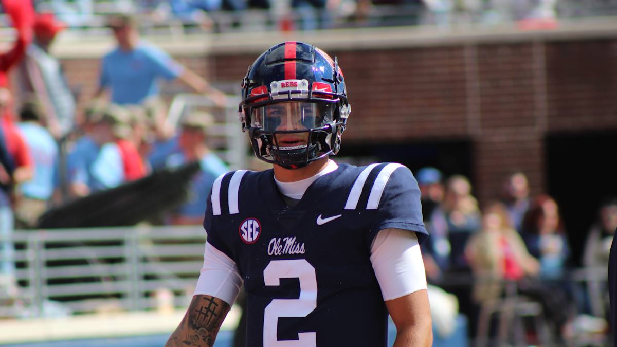 B/R Gridiron on X: Carolina Panthers are selecting Ole Miss QB Matt Corral  with the 94th pick 