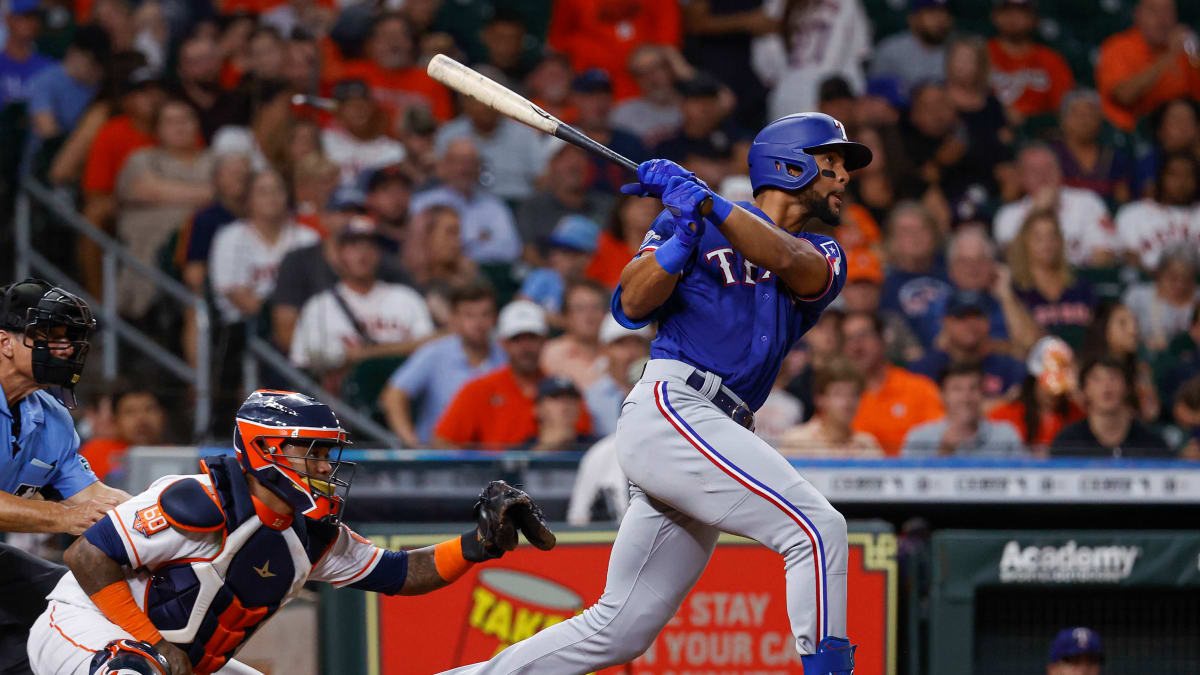 ALCS Game 3: Rangers OF Leody Taveras outright robs Yordan Álvarez of a  seemingly sure home run