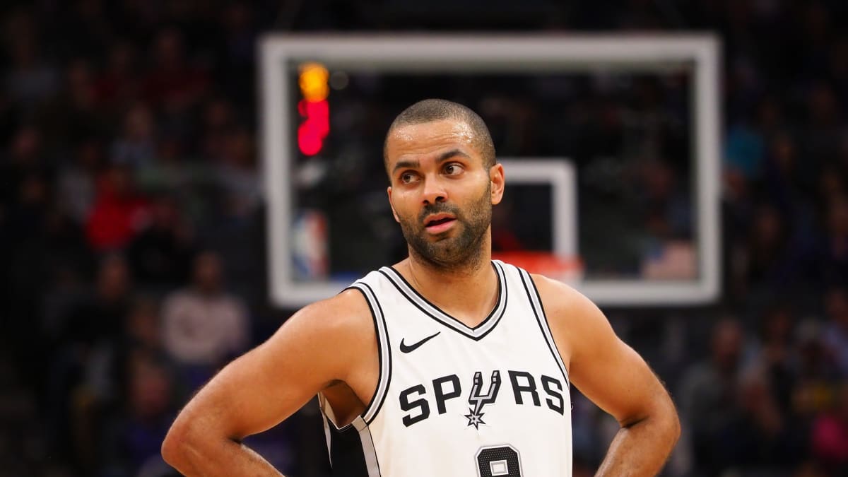 Tony Parker posts pic of young Wembanyama in Spurs jersey