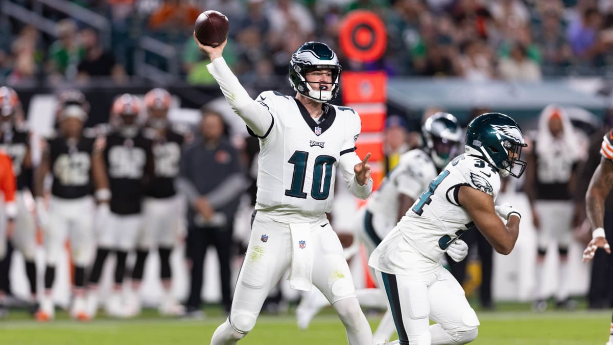 Eagles rookie QB Tanner McKee impressive in his NFL preseason debut