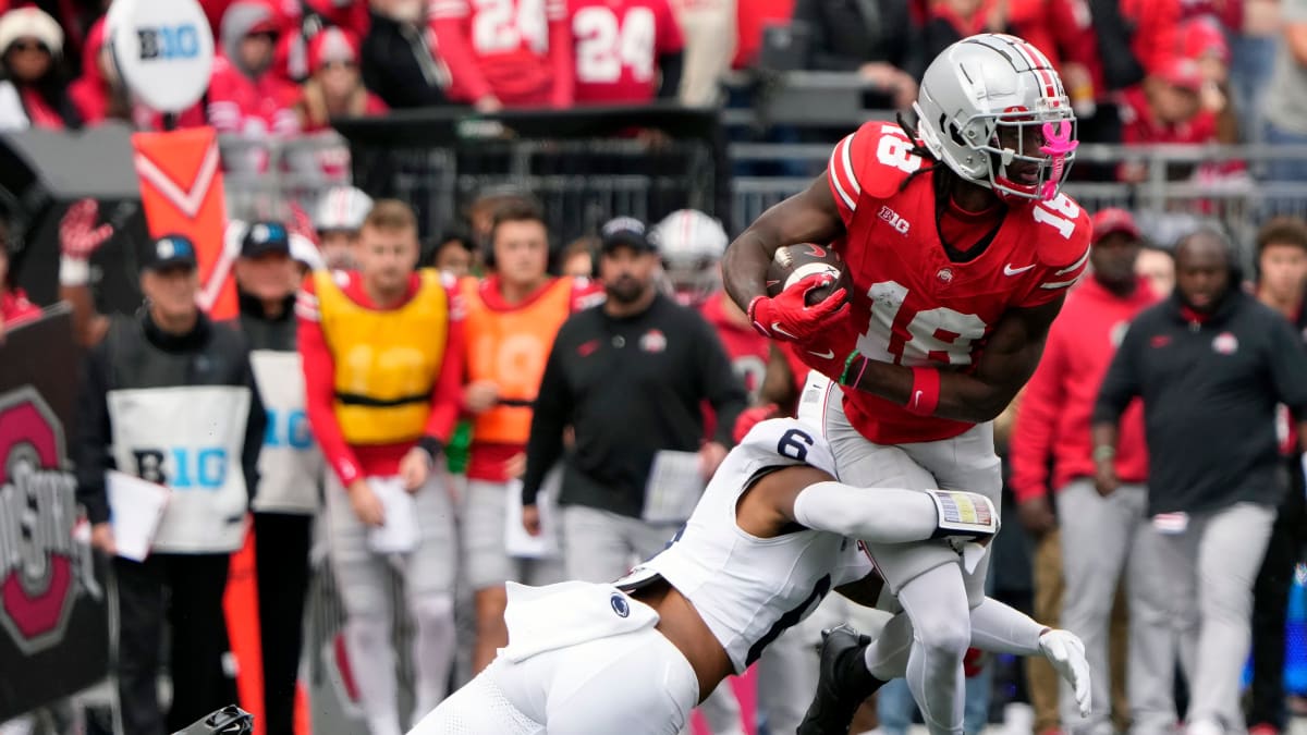 Ohio State Buckeye Marvin Harrison Jr Named B1G Co-Offensive Player of the  Week