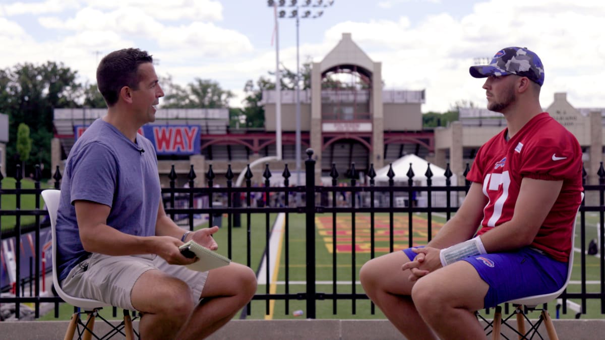 Josh Allen Repping Orchard Park in Interview