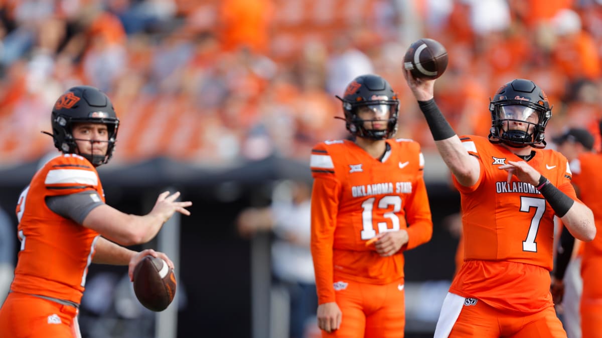 Oklahoma State to Continue Rotating Three Quarterbacks - Sports Illustrated Oklahoma  State Cowboys News, Analysis and More