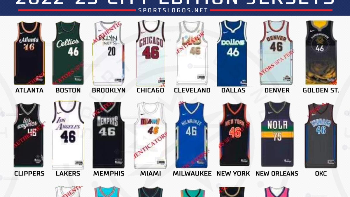2022-23 Nike NBA City Edition Uniforms