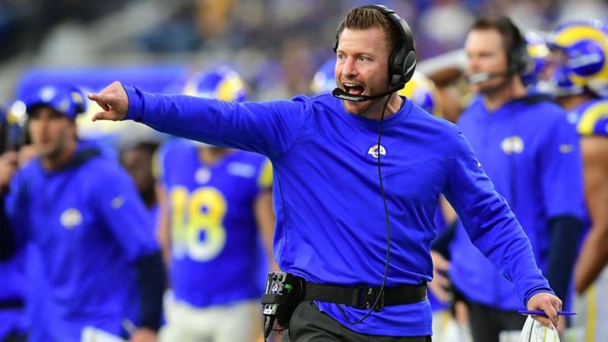 WATCH: Hot Mic Sean McVay Fired Up On Jake Hummel's Pick 6 - Sports  Illustrated LA Rams News, Analysis and More