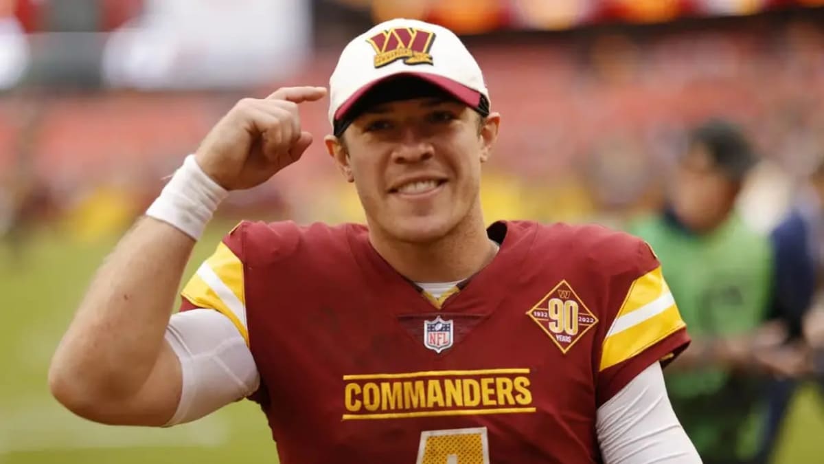 Washington Commanders QB Taylor Heinicke rocks Capitals' Reverse