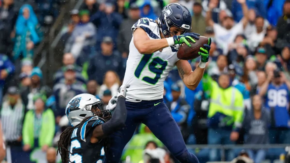 Seattle Seahawks WATCH: Jake Bobo Scores First NFL TD vs. Carolina Panthers  - Sports Illustrated Seattle Seahawks News, Analysis and More