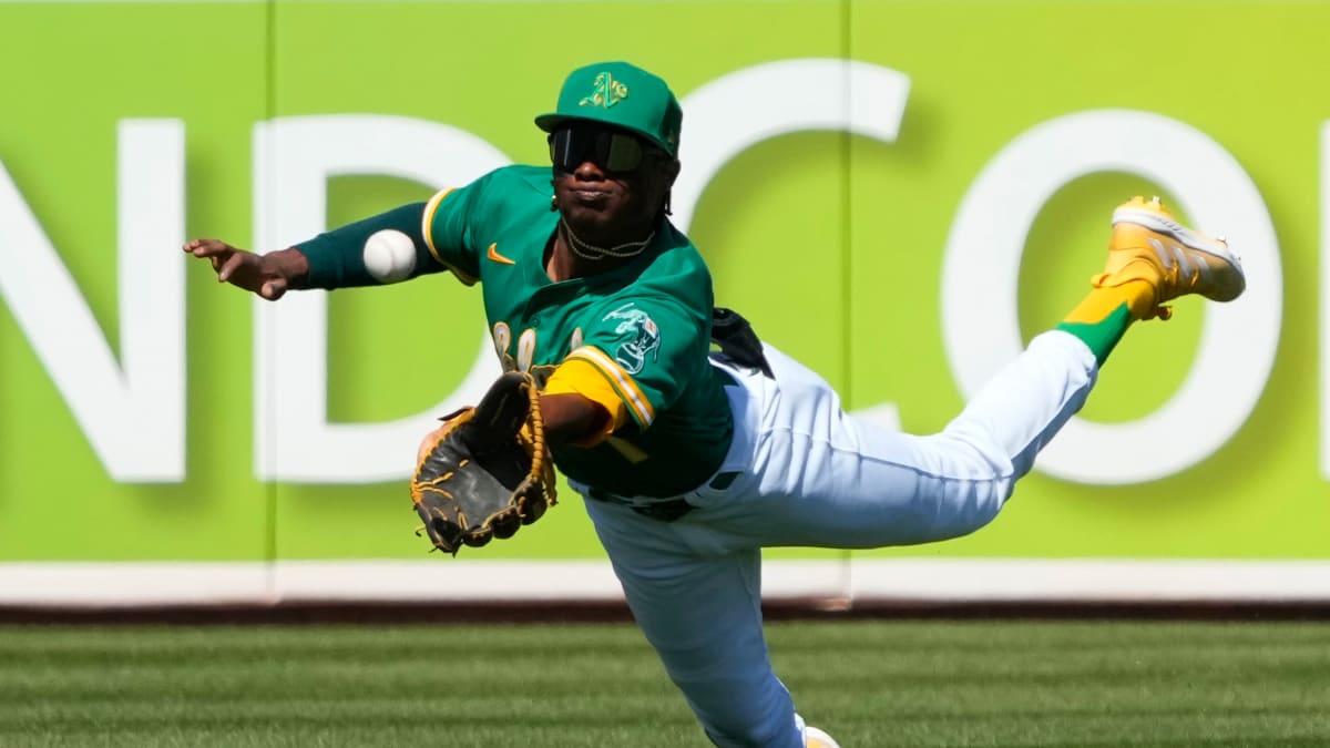 Oakland Athletics center fielder Esteury Ruiz , Oakland Athletics