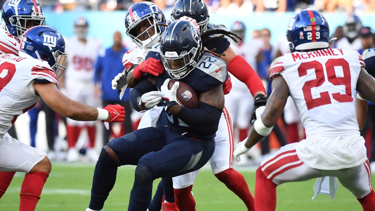 Tennessee Titans RB Derrick Henry Claims High Ground in Rushing Race -  Sports Illustrated Tennessee Titans News, Analysis and More