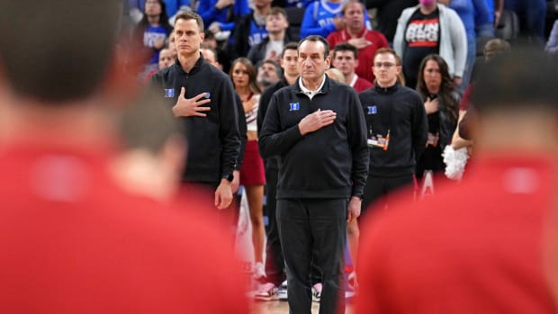 Mike Krzyzewski-Duke Pregame