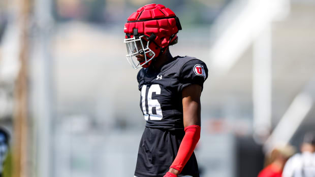 Zemaiah Vaughn, Utah Utes Fall Camp.