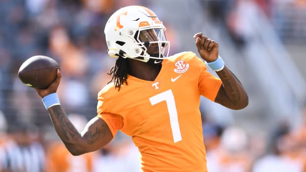 Tennessee star Joe Milton shows off huge arm in viral video - College ...