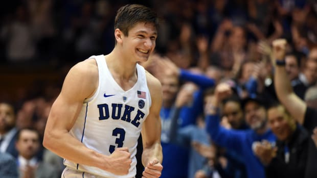 Duke basketball guard Grayson Allen