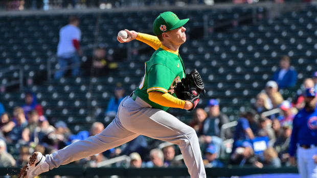 Oakland Athletics - Up 3-1! Spoiler alert: The A's take the crown for a  third consecutive time in Game Five. We hope you've enjoyed The Wayback:  The Swingin' A's presented by Budweiser.