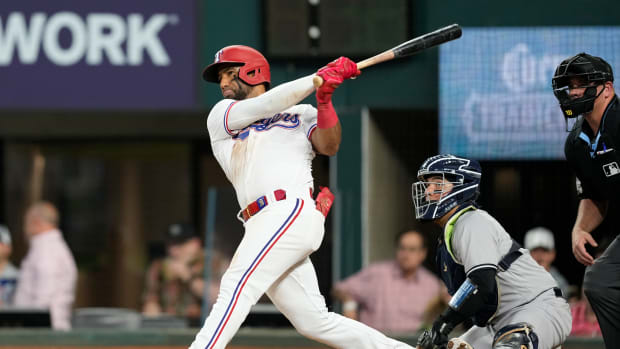 Watch: Ezequiel Duran Hits First Home Run for Texas Rangers - Sports  Illustrated Texas Rangers News, Analysis and More