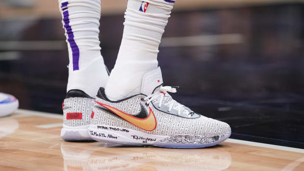 Tyler Herro Wears LeBron James' Shoes in Miami Heat Colorway - Sports  Illustrated FanNation Kicks News, Analysis and More