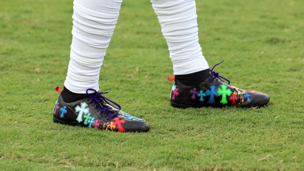 Odell Beckham Jr. showcases custom cleats collection