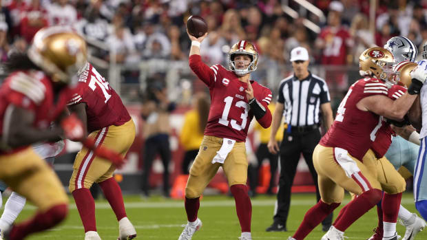 49ers, Purdy Overcome Another Slow Start to Pull Away From Giants - Sports  Illustrated