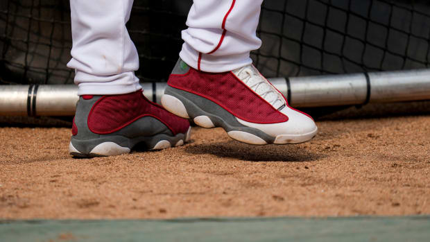 Mookie Betts Wears Air Jordan Shoes Designed by Travis Scott - Sports  Illustrated FanNation Kicks News, Analysis and More