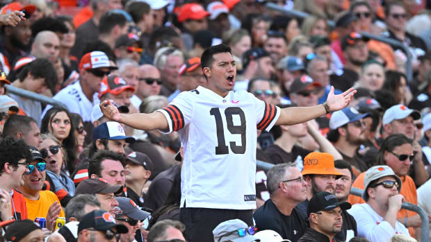 Browns fans celebrate 'Perfect Season