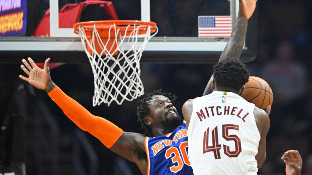 WATCH: Donovan Mitchell Has Another Poster Dunk Against The Knicks