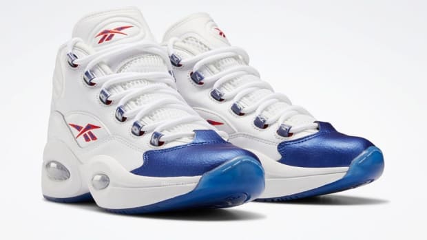 Reebok Question Mid 'Blue Toe' Release Information - Sports Illustrated Analysis and More
