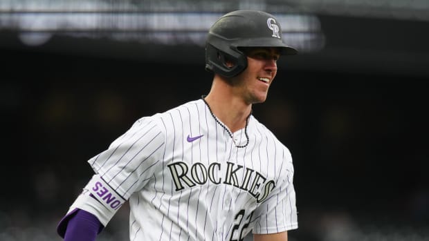 Nolan Jones hits massive home run for Rockies