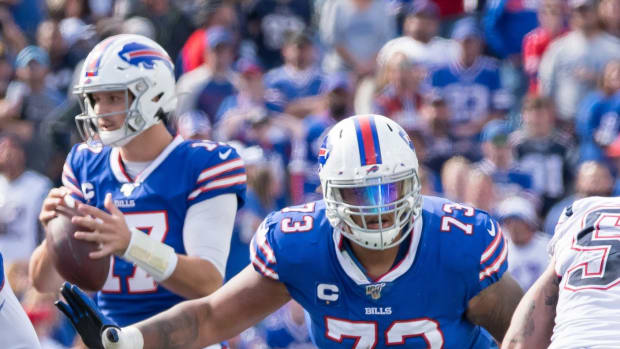 Maturity helps Dion Dawkins establish himself at left tackle for Bills