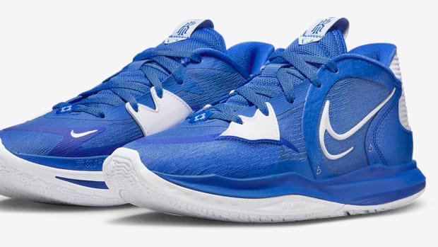 Blue Basketball Shoes.